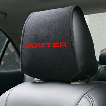 

1pcs car headrest cover auto fit for Dacia Duster Logan Sandero 2 Mcv Sandero Car Seat Cover