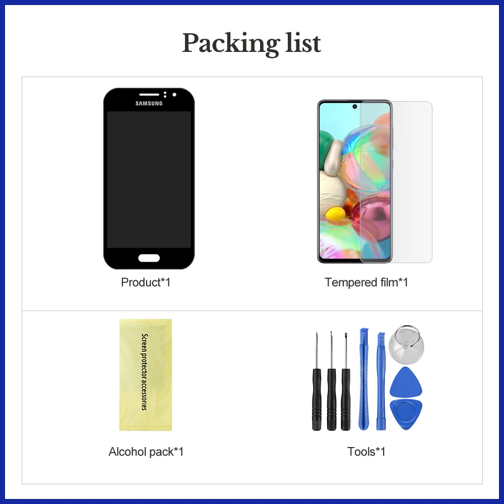 ЖК дисплей 4 3 ''J111 для Samsung Galaxy J1 Ace J111 J111F J111M J111FN с сенсорным цифровым