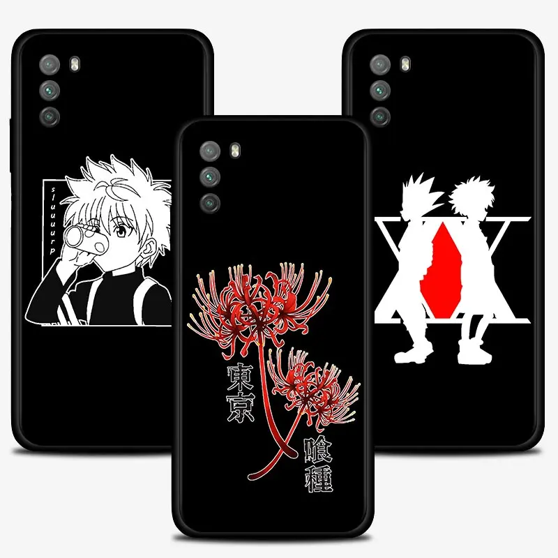 Чехол для телефона Xiaomi Mi Poco X3 NFC F3 M3 Pro 9T 10T 9 Lite Note 10 CC9E чехол из японского аниме Hunter X