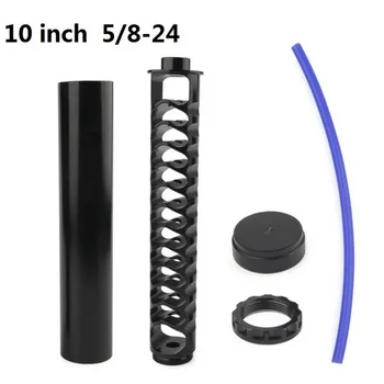 

10Inch Extension Car Fuel Filter Spiral 1 / 2-28 5 / 8-24 Car Alloy Aluminum Car Solvent Trap Set for NAPA 4003 WIX 24003