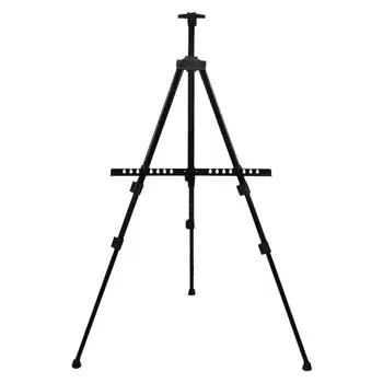 

Reinforced Artist Easel Stand Thick Metal Tripod Drawing Display Adjustable Height Stable Frame