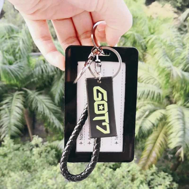 GOT7 периферийный значок бизнес автобус пропуск карты набор держатель для карт Чехол обложка издание студенческий сертификат силиконовый набор карт
