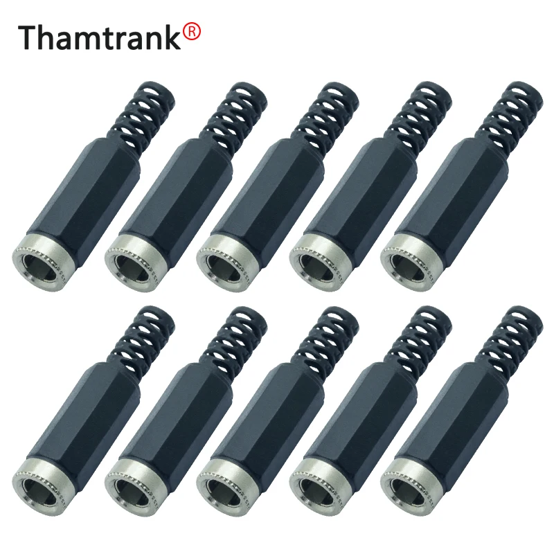 

10pcs DC power connector soldering 5.5x2.1mm Female DC jack adapter DC cable terminal DC power plug&jack