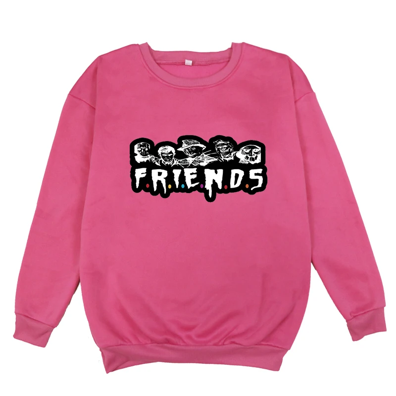 Friends Hoodie Harajuku Sweatshirt Women Hoodies Pullover Pink Hoodie Mens Sweatshirts Streetwear W