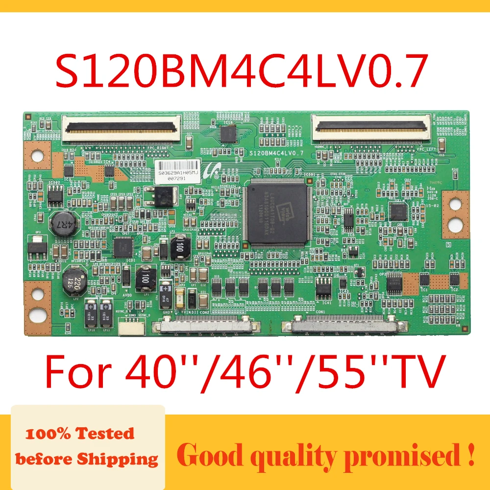 Tcon Board S120BM4C4LV0.7 для 40 46 55 дюймового телевизора Samsung LJ94 03287M.... И т. д. Запасная плата