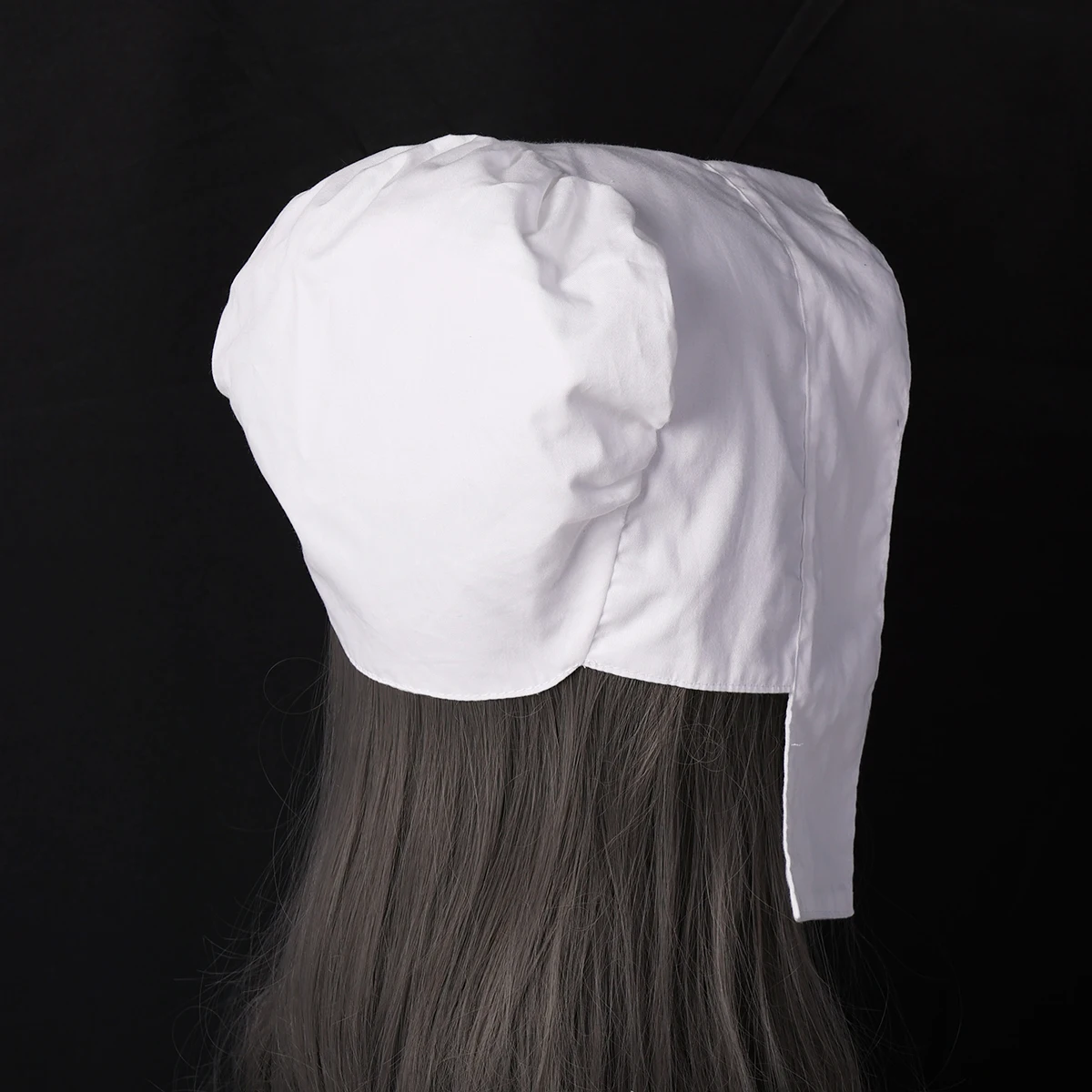 Cosplay Hat White Cotton Maid Cosplay Hat Headpiece Bonnet BNT