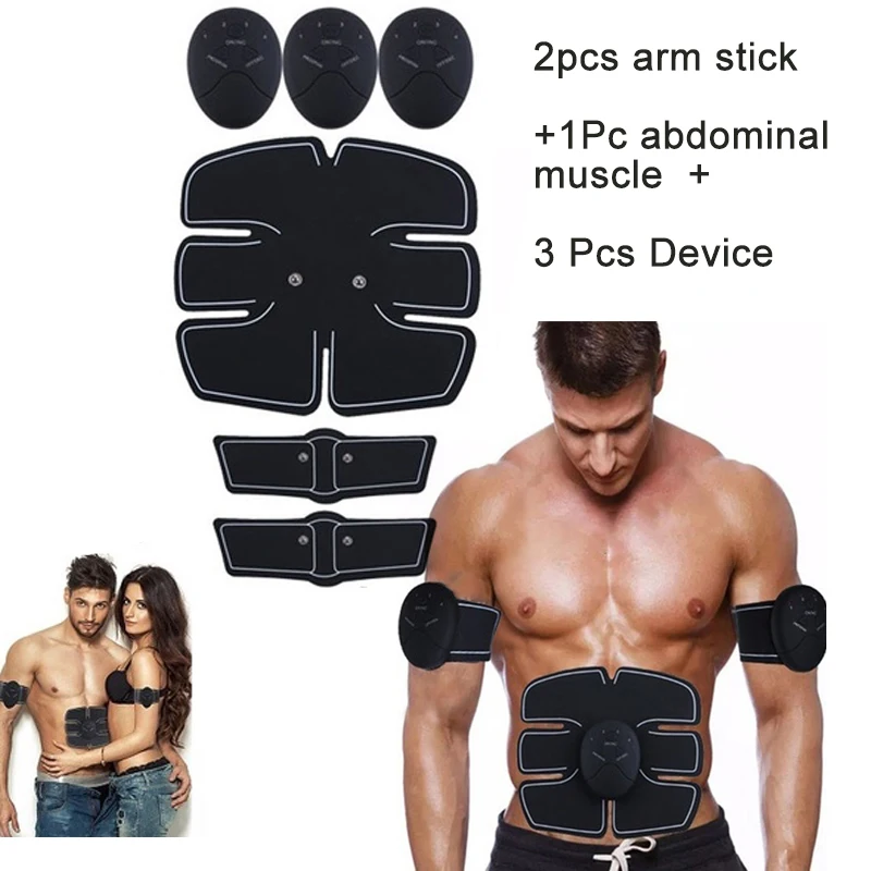 EMS стимулятор мышц живота ленивый фитнес стикер Abs патч Смарт бедра мышечные