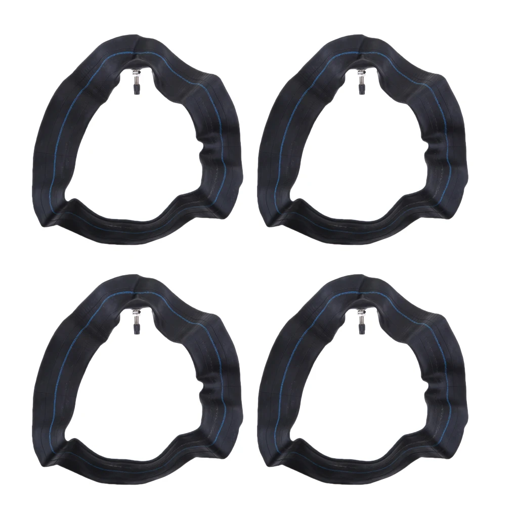 4 Pieces 2.50-10 Heavy Duty Rubber Tire Inner Tubes with Straight Valve Stem for Yamaha PW50 PW 50 ATV Motocross