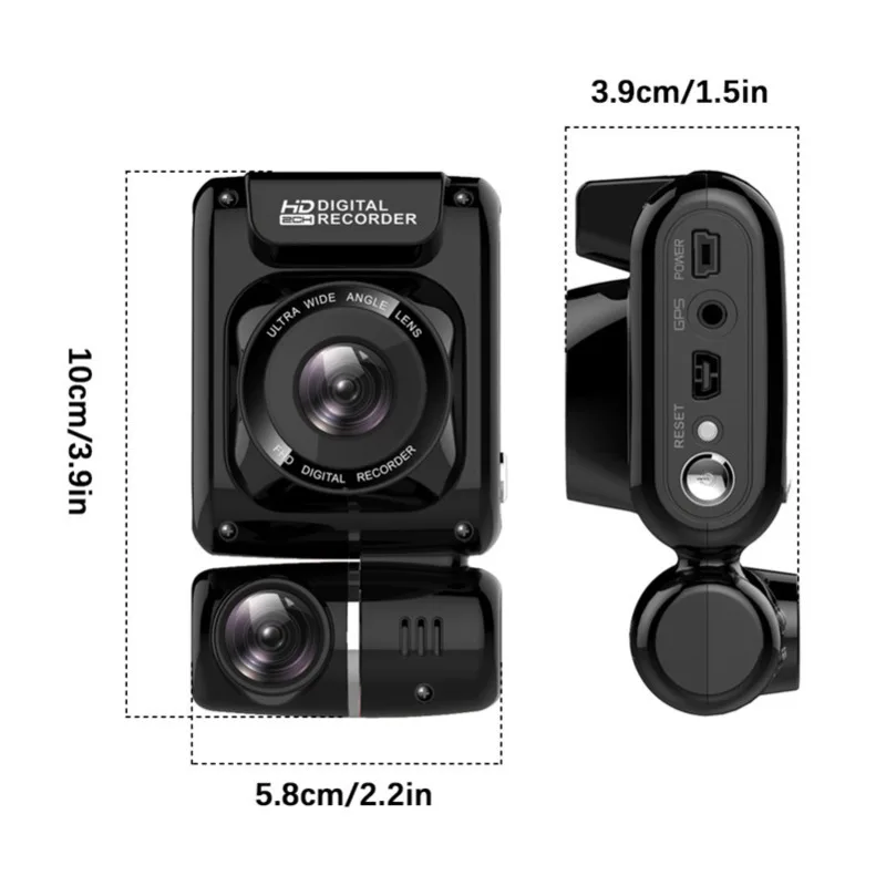 Carsanbo 2 дюйма видеорегистратор WIFI GPS скрытый Автомобильный 1080P Full HD Novatek 96663 чип Sony
