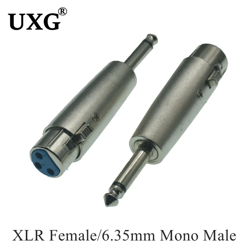 XLR 3PIN 3-Pin XLR 3Pin Male & Female To RCA 6.35mm & 6.35mm Mono 3.5mm Male & Female Audio Microphone Mic Adapter Connectors