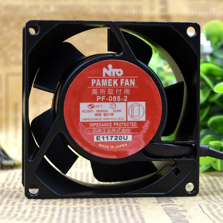 PF-085-2 200V 10/9W 8 см 8038 защиты электродвигателя Вентилятор охлаждения
