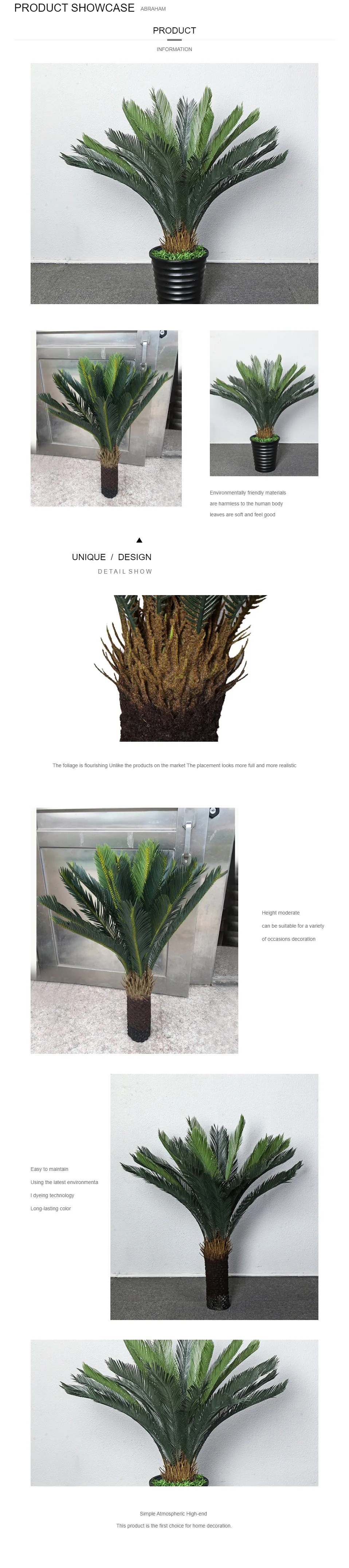 120cm Large Plastic Plants Tropical Artificial Tree Green Palm Leaves Real Touch Banana Tree Indoor Plant For Home Office Decor