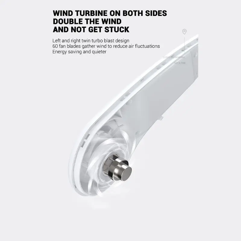 Ventilador Portátil Livre Pequeno Pessoal Mini Usb 1800mah Recarregável Pescoço Molf Mão 6 High Quality Eletrodomésticos