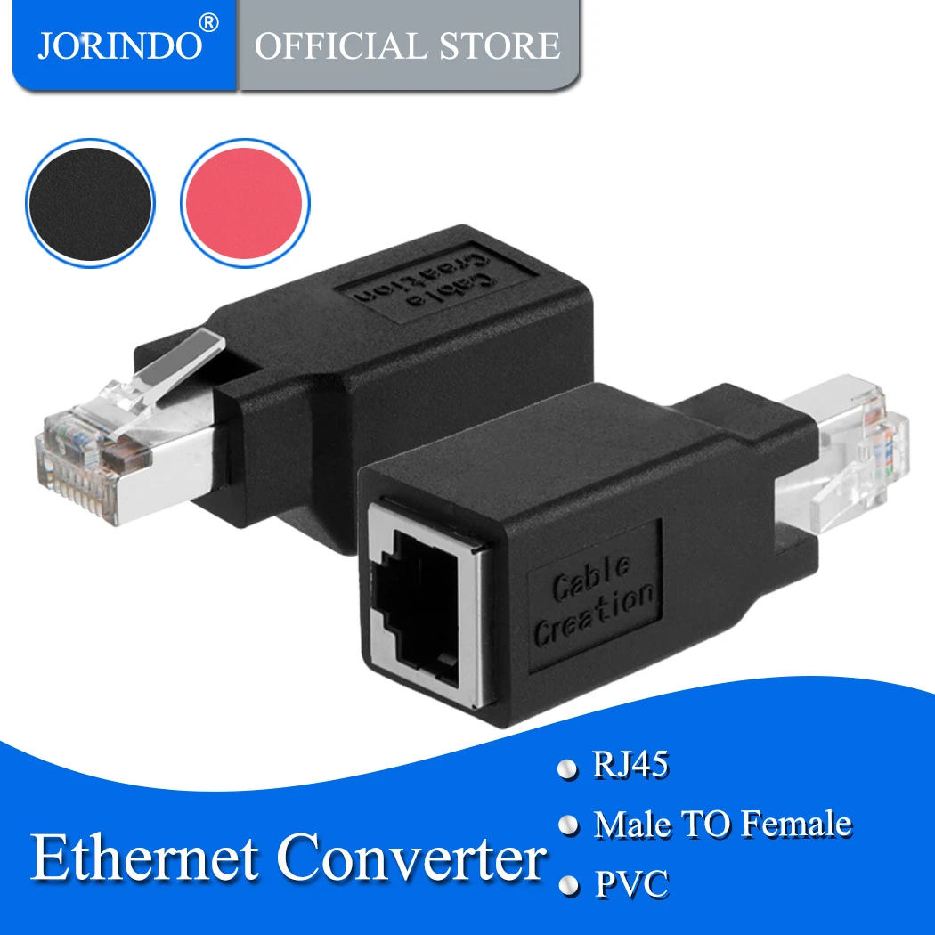 Cat6/Cat5e Ethernet RJ45 Adapter Crossover to Connect 2 Computers with a Standard LAN Cable Cat6/Cat5e Ethernet RJ45 Adapter Crossover to Connect 2 Computers with a Standard LAN Cable
