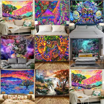 

Psychedlic Mount Monster Mandala Tapestry Hippie Room Wall Hanging Blanket Art Home Decor