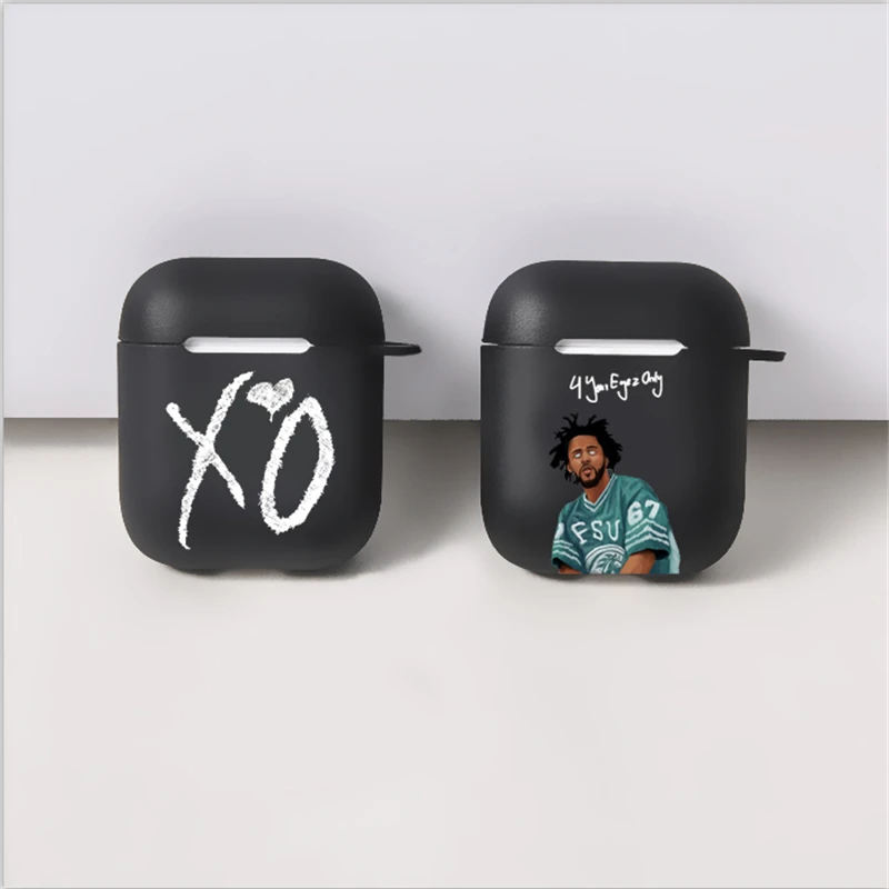 Чехол для Apple airpods 1 2 силиконовый черный матовый | Мобильные телефоны и аксессуары