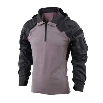

NewBACRAFT Tactical Shirt Combat Uniform Outdoor Equipment - SP2 Version Black Grey M/L/XL