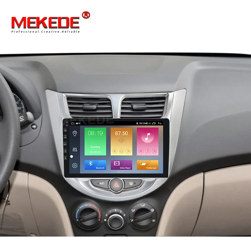 2 din 8 ядерный 4+ 64G Android 10 автомобильный dvd-плеер для hyundai Solaris accent Verna 2011- радио рекордер Gps wifi DSP ips 4G lte