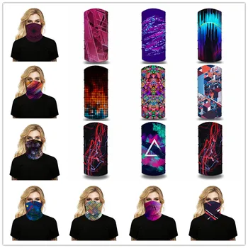

Easy to clean carnival scarf headscarf leggings headgear women men dustproof motorcycle face mask windproof scarf baby sunshade