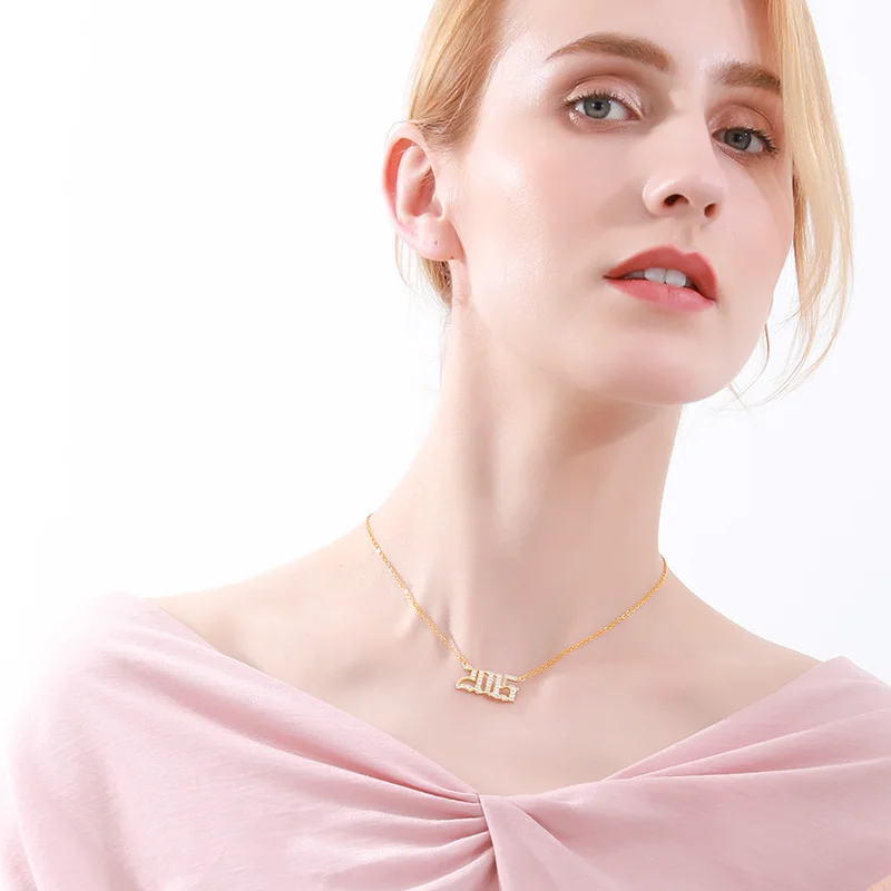 Initial Necklace Choker Jewelry Gift 