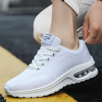 

Women's Sport Running Shoes Breathable Mesh Lady Walking Shoes Athletic Footwear Jogging Women Sneakers Big Size L1-09