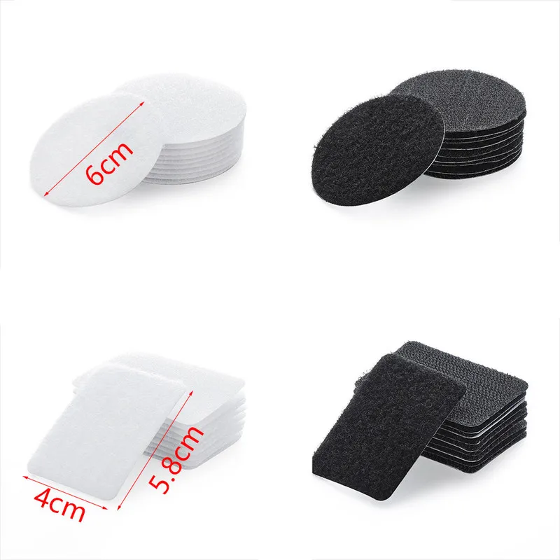 5/10/15Pcs Self-adhesive Fastener Dots Stickers Adhesive Tape Sofa Mat Bed  Sheet Carpet Anti Slip Fixing Pad PVC Patch 50mm