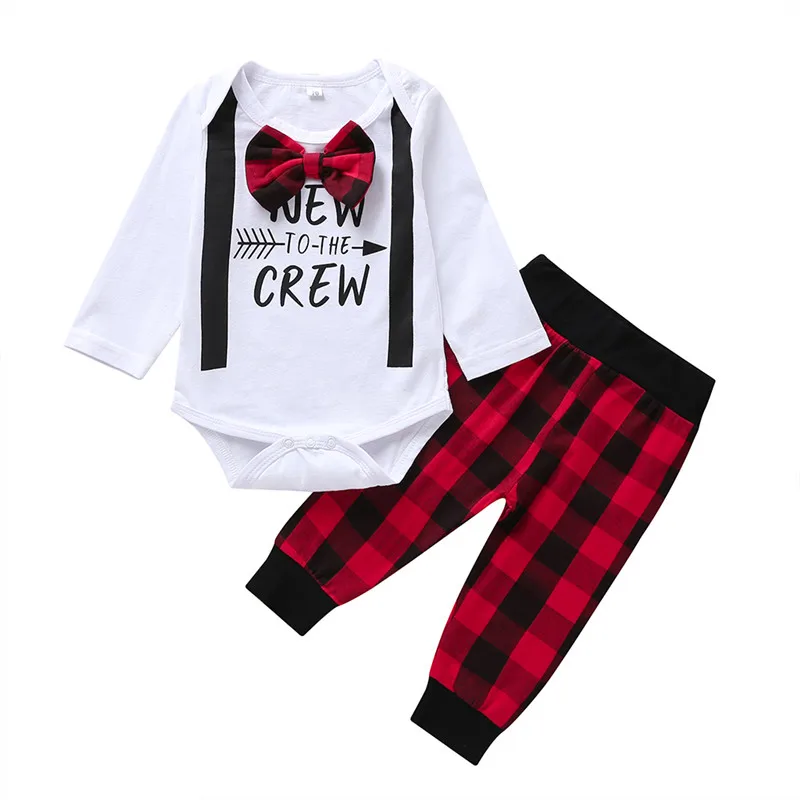 red chequered trousers