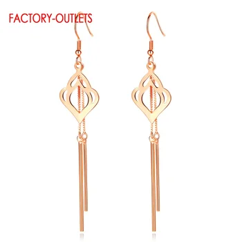 

Korean New Fashion Original 925 Sterling Silver Earrings For Women Long Tassel Hanging Drop Earrings Modern Jewelry Gift