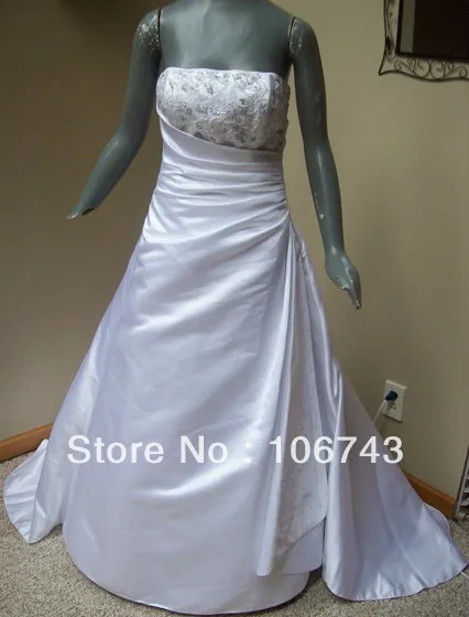 

2016 Wrap Vestido De Noiva Shipping See Through Dresses For Sale Satin Blue Beads Bridal Gown Custom Size Luxury Wedding Dress