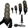 50cm*14cm Inflatable Dildo Anal Plug Built-in pillar Huge Butt Plug Vagina Anus Expansion Prostate Massage Ass Dilator Sex Toy 1