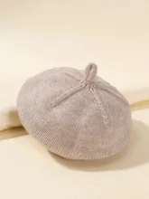 

Toddler Baby Girls Solid Beret French Hat Beanie Cap Kids Little Girl Artist Winter Babies Accessories Adorable Berets Caps