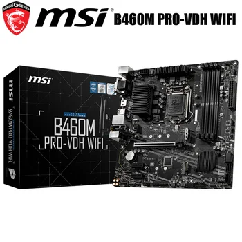 

NEW MSI B460M PRO-VDH WIFI Motherboard LGA 1200 DDR4 10th Gen Intel Core Desktop Intel B460 128GB LGA1200 DDR4 M.2 WiFi 2.5G LAN