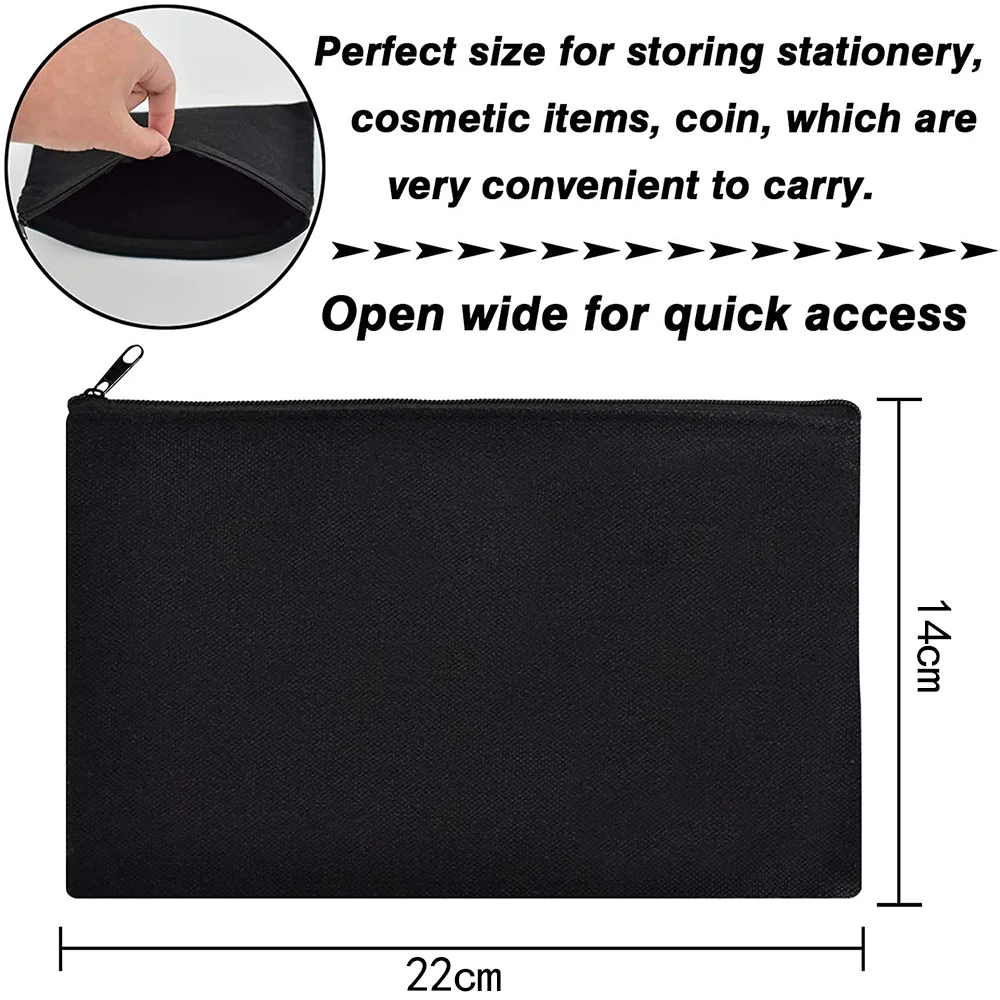 Girl Makeup Bag Golden Letter Pattern Classic Organizer Bag Pouches for Travel Bags Pouch Women's Cosmetic Bag