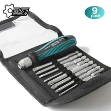 Jeu de tournevis de précision 9 en 1, outils manuels, tournevis magnétique multi-usage, fendu Phillips pour appareil ménager