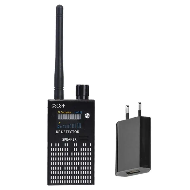 

G318+ Full Range Mini Wireless Camera Signal Detector Finder Privacy Protector Power Switch And Sensitivity Knob Easy Operation