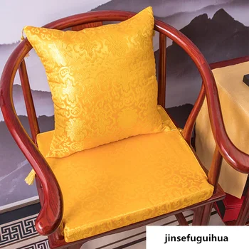 

Traditional Pattern Seat Back Cushion Kitchen Chair Pillow Soft Office Car Seat Pad Chair Buttocks Pad Waist Mat Home Decor L