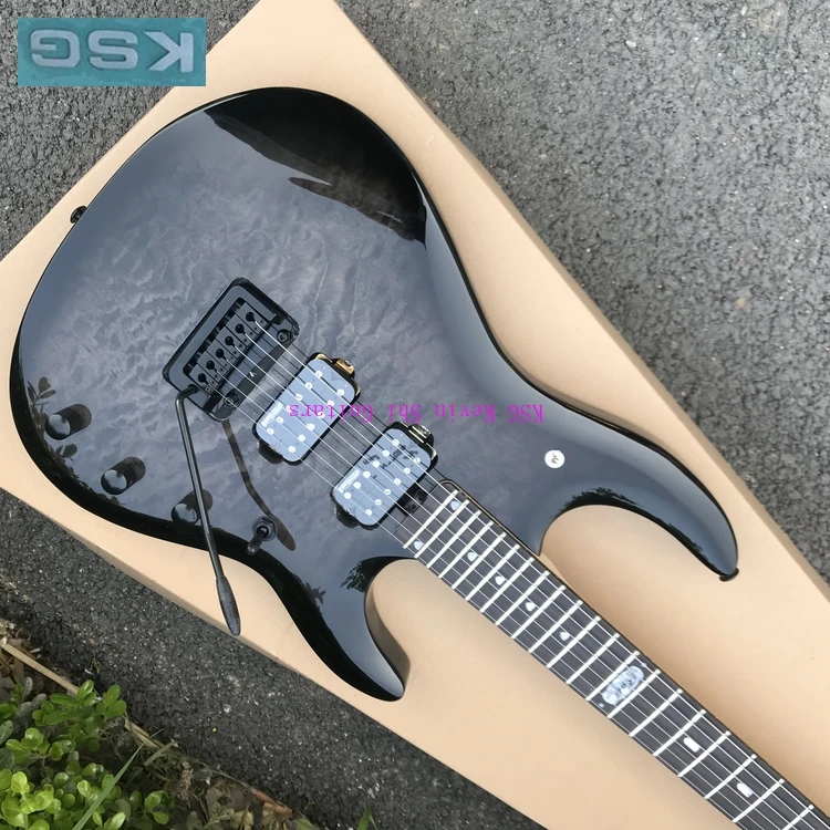 Ernie ball Music Man John Petrucci JP6 электрогитара Прозрачная отделка Music Man JP6 гитара гитара