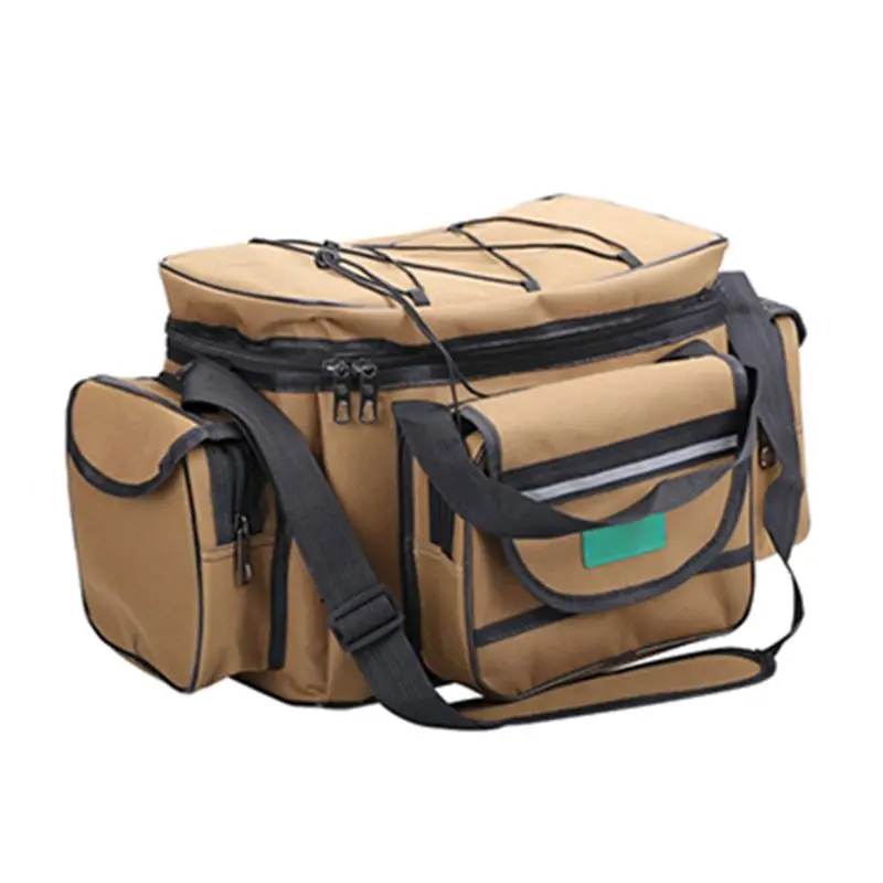 Grande-capacidade de Pesca Bolsas de Bolso Bolsa de Armazenamento Mensageiro à Prova Engrenagem Multi-função Ombro Ferramenta Dwaterproof Água Durável Pacote 3 Bolsas de pesca