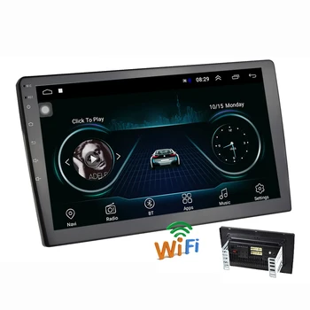 

Factory 2 din Car radio 10.1 inch Android Smart system Auto stereo 2.5D Capacitive Screen Bluetooth WIFI GPS Universal player