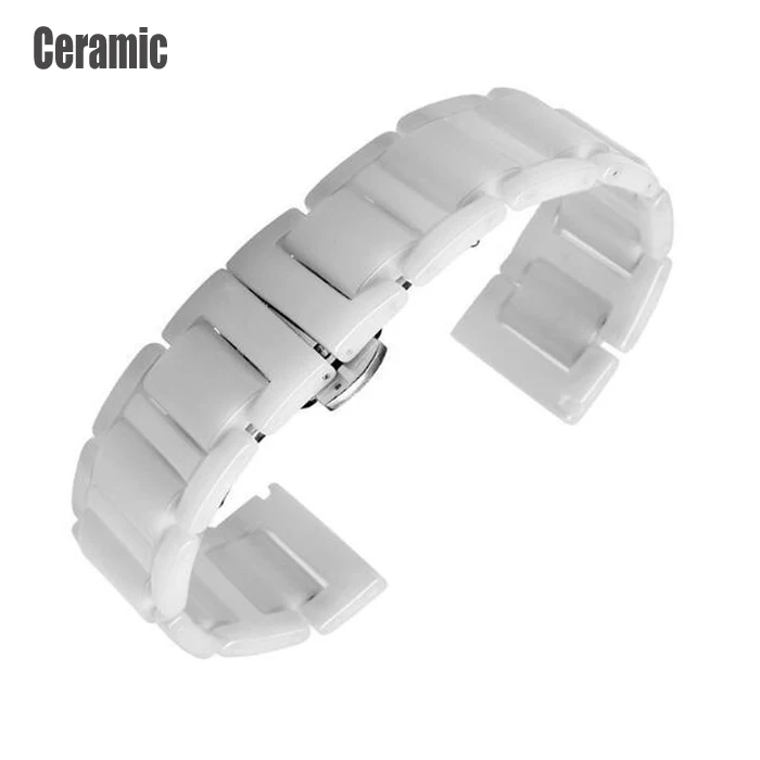 Type-A WHITE Керамический ремешок для часов Huami Amazfit ремешок Bip Xiaomi Amazfit Pace Stratos браслет керамический ремешок 20 мм 22 мм huawei Watch Gt Magic - Цвет: Type-A WHITE