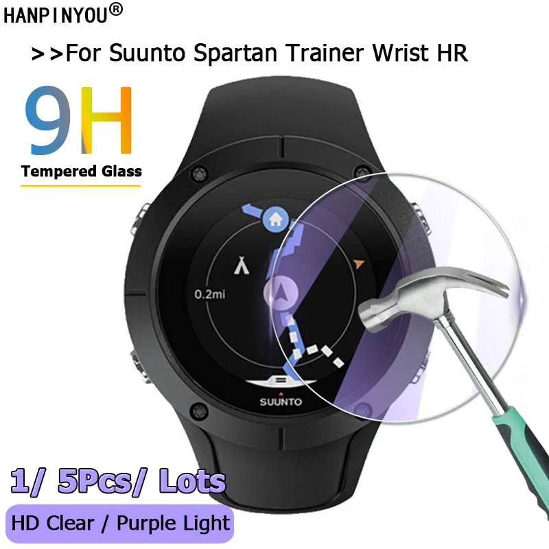 For Suunto Spartan Trainer Wrist HR GPS Watch Ultra Clear / Anti 