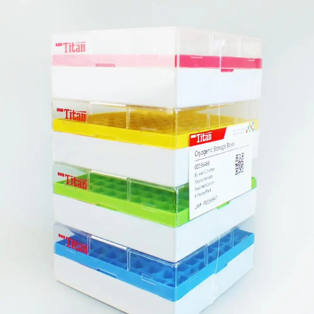 

Laboratory Supplies PC Plastic Freezer Box Experimental Tool Waterproof Grid Storage Sample Box