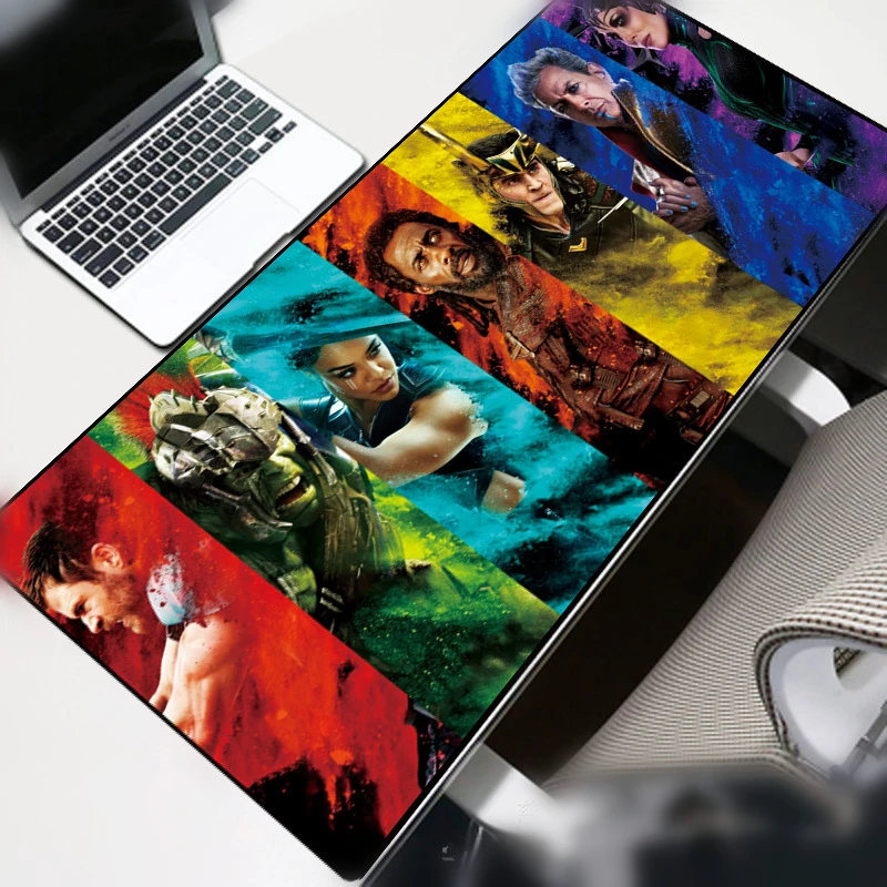 Большой игровой коврик для мыши Avengers 70x30 см водонепроницаемый Настольный