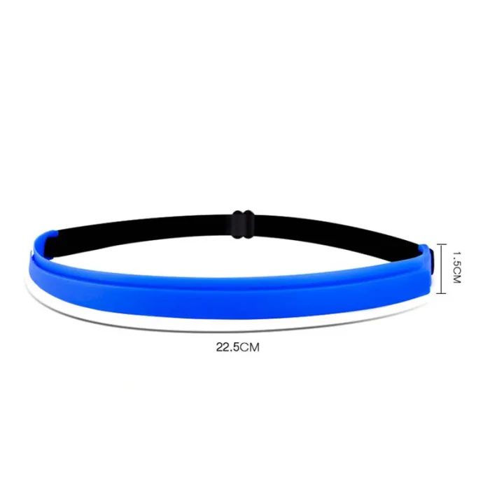 1 шт унисекс силиконовый Sweatband противоскользящая регулируемая повязка на голову для бега йоги фитнеса FOU99