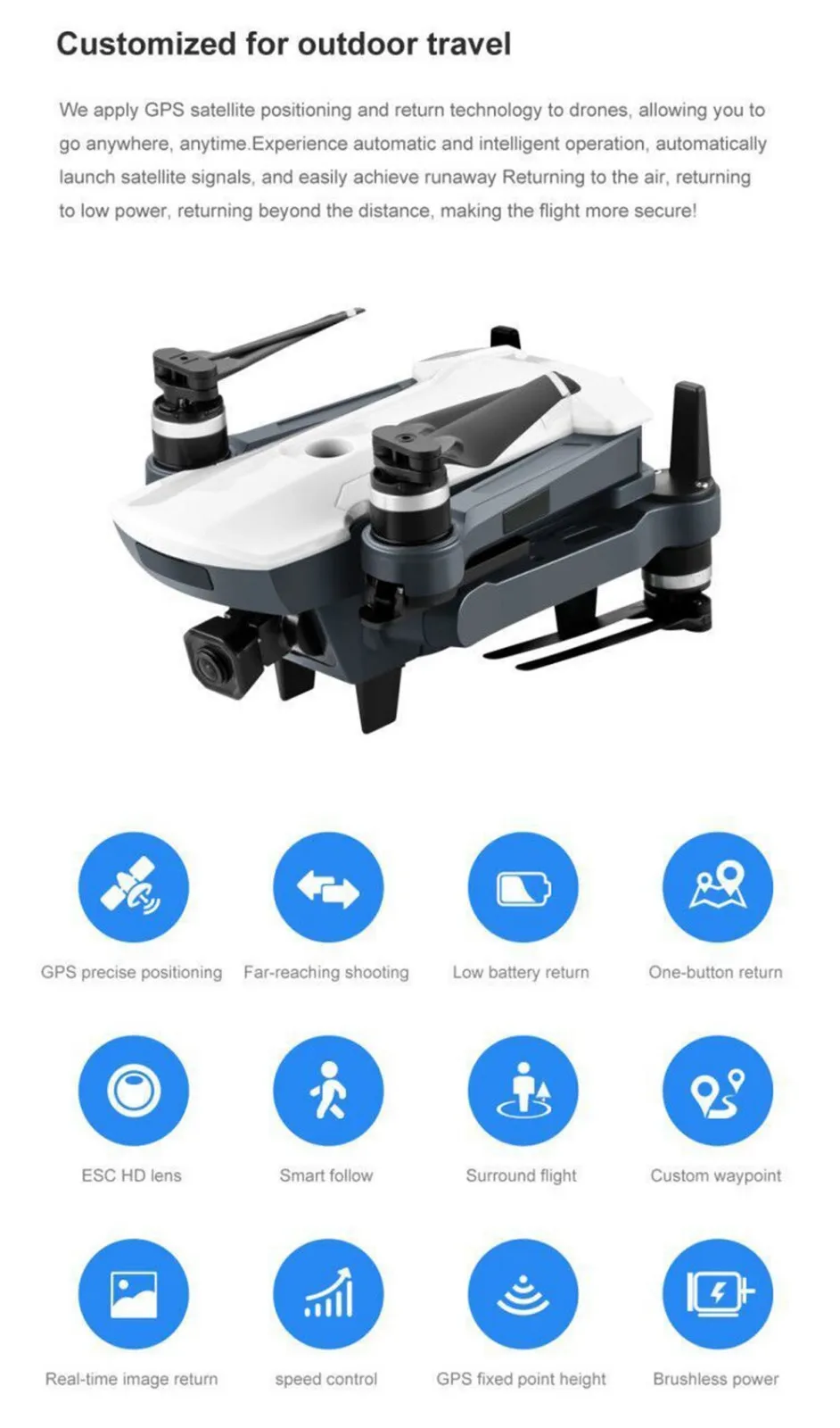 Складной gg028 gps Дрон с 5G wifi FPV 4K HD камерой бесщеточный Радиоуправляемый Дрон Квадрокоптер игрушки для подарков# g4