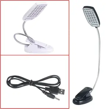 

Desk Lamp Book Reading 28 LED Light Portable Table Computer Laptop Night