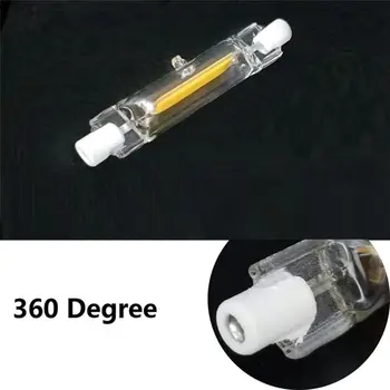 

CLAITE 118MM 20W R7S Pure White Warm White Dimmable LED COB Light Bulb Tube for Replace Halogen Replacement AC220-240V Spotlight
