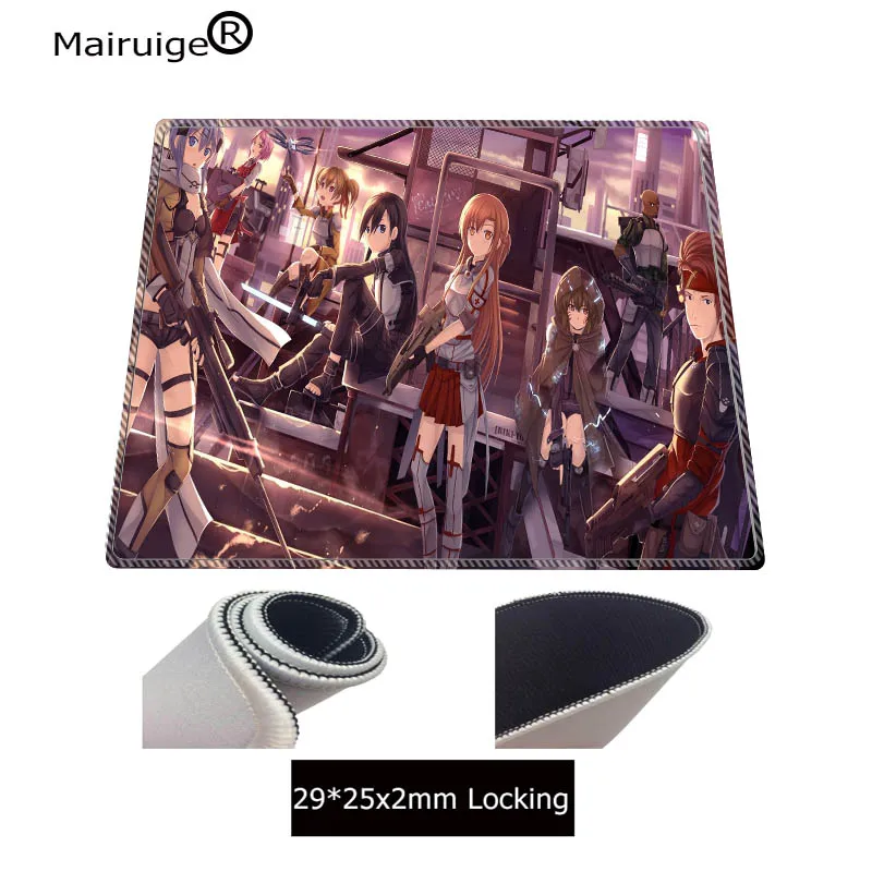 Art Online Anime Large Mouse Pad Gamer Locking Edge Keyboard Mouse Mat Gaming Grande Mousepad for C