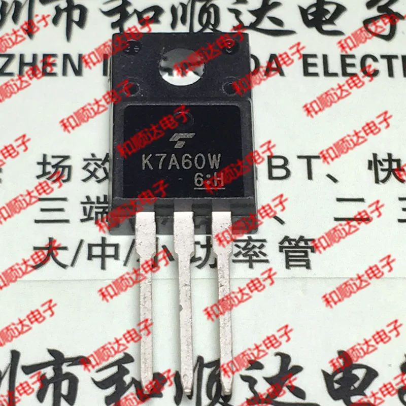 /5 предметов в лоте, K7A60W TK7A60W TO-220F 600V 7A