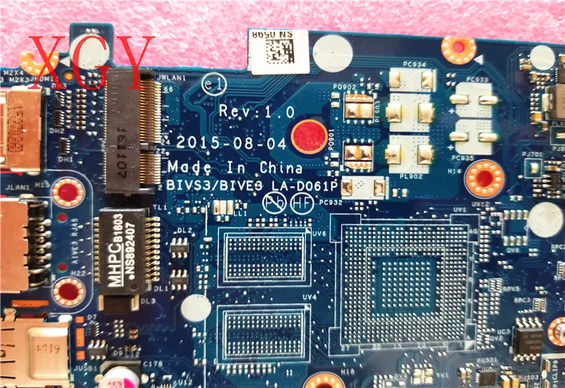Abdo для lenovo E31-80 BIVS3/BIVE3 500S-13ISK LA-D061P материнская плата для ноутбука процессор i5 6200U DDR3 placa gratica integrada ТЕСТ ОК